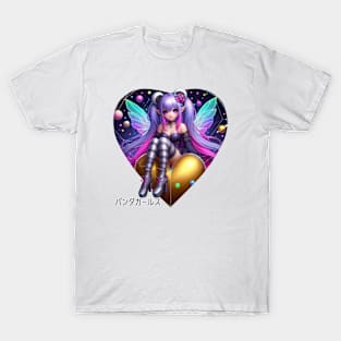 Goth Fairy Panda Girl T-Shirt